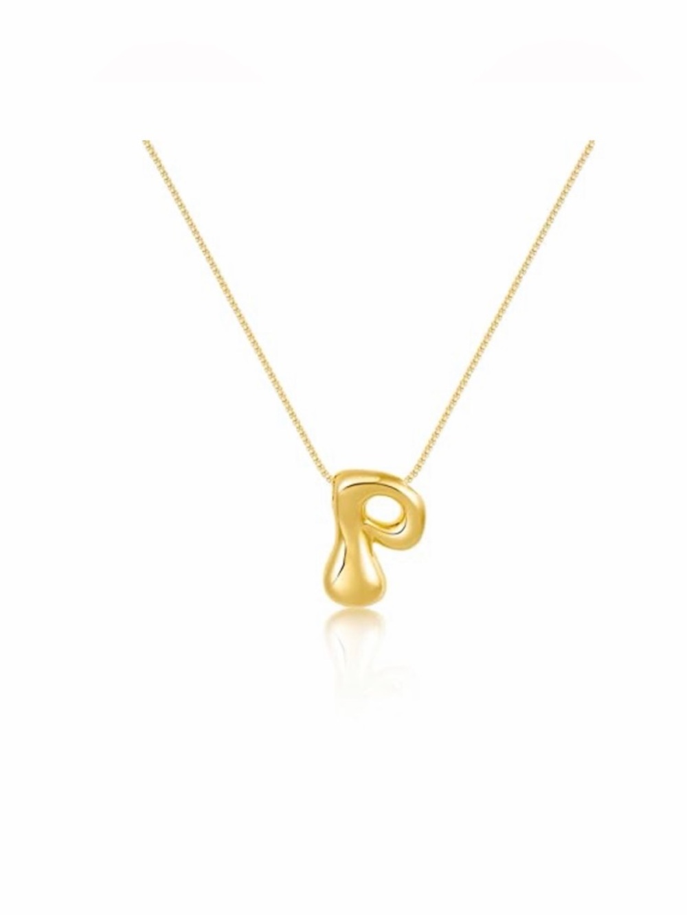 ⭐️FINAL PRICE Gold Plated Balloon Initial Pendant
